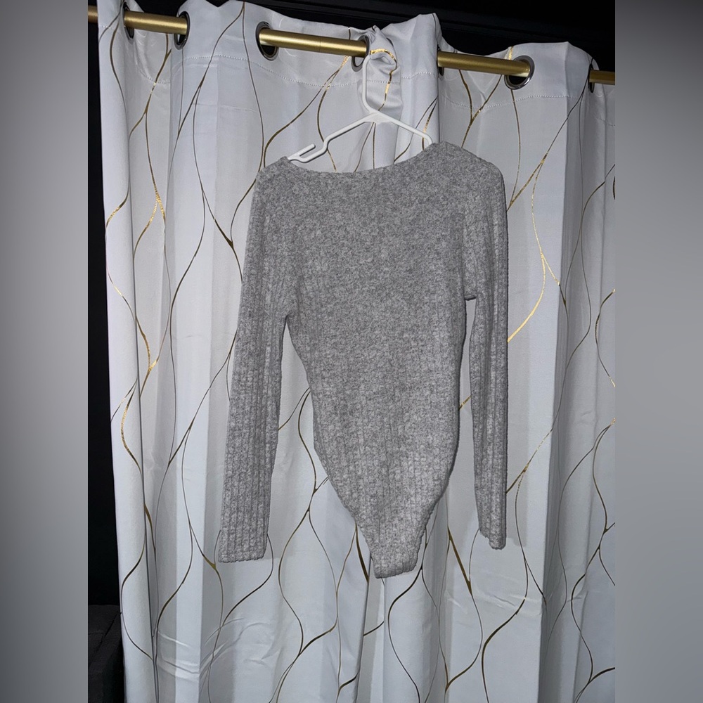Grey bodysuit